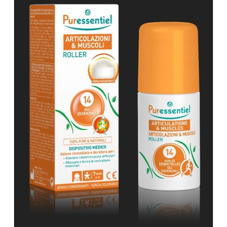 Alloga Italia Puressentiel Roller Articolazioni Muscoli 75 Ml