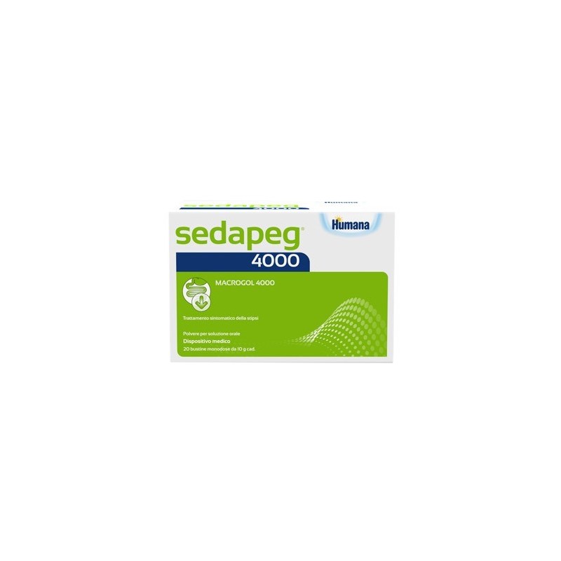 Humana Italia Sedapeg 4000 20 Bustine Monodose X 10g Humana