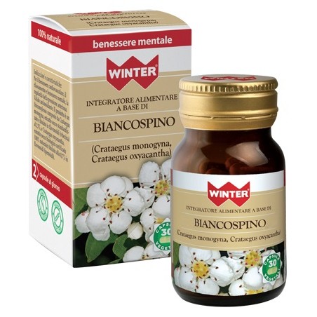 Biancospino Bio Integratore per Ansia e Insonnia 30 Capsule Winter