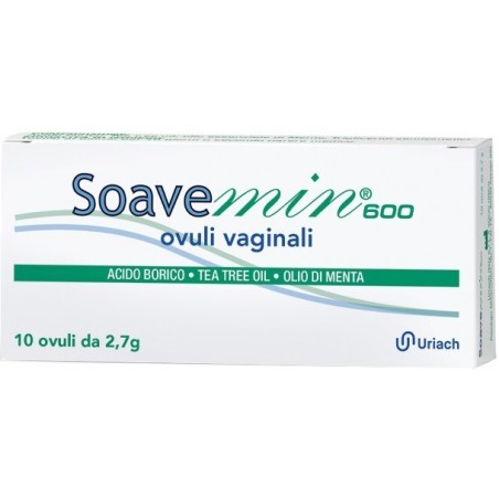 Uriach Italy Soavemin 600 10 Ovuli Vaginali