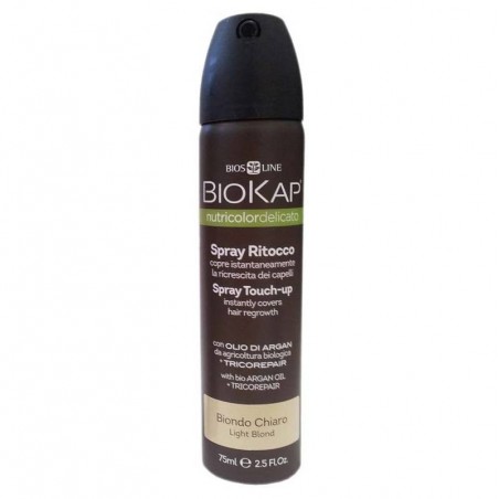 Bios Line Biokap Nutricolor Delicato Spray Ritocco Biondo Chiaro 75 Ml