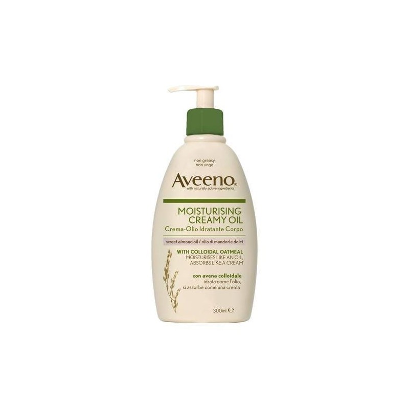 Johnson & Johnson Aveeno Pn Crema Olio Idratante Corpo 300 Ml