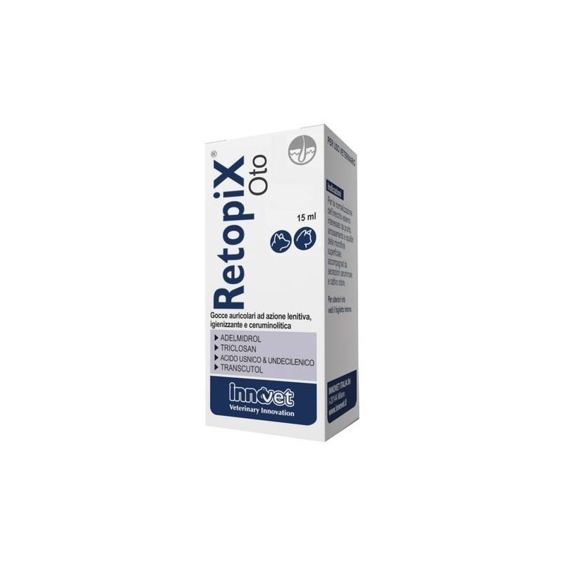 Innovet Italia Retopix Auricolari Gocce Auricolari Flacone Contagocce 15 Ml