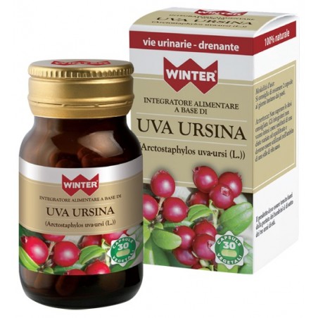 Uva Ursina Integratore per le Vie Urinarie 30 Capsule Winter