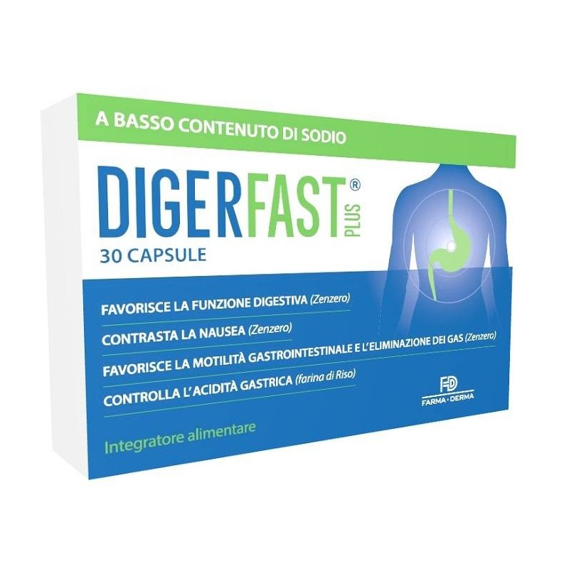 Farma-derma Digerfast Plus 30 Capsule