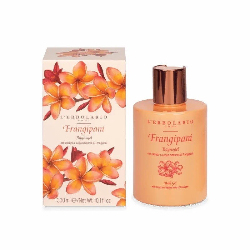 L'Erbolario Frangipani Bagnogel Detergente Delicato 300 ml