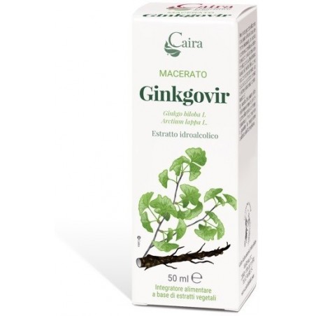 Caira Laboratorio Erboristico Caira Ginkgovir Macerato Idroalcolico Gocce 50 Ml