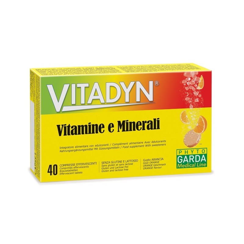 Named Vitadyn Vitamine/minerali 40 Compresse Effervescenti In 2 Tubi