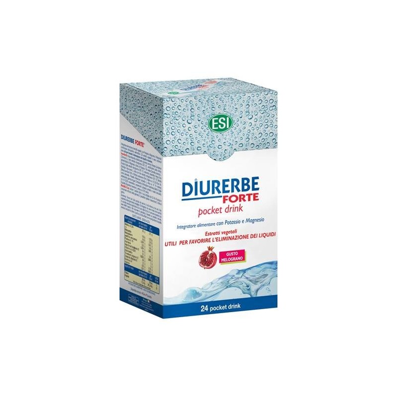 Esi Diurerbe Forte Pocket Drink Melograno 24 X 20 Ml