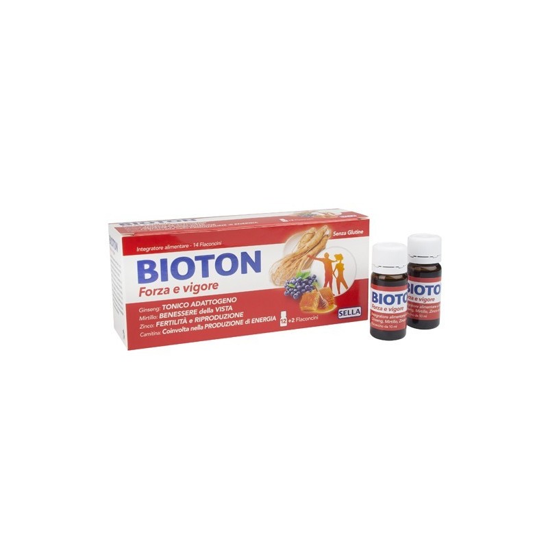 Sella Bioton Ginseng Forza Vig 14 Flaconcini