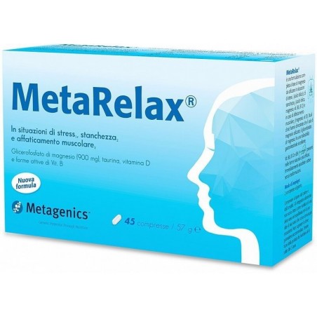 Metagenics Belgium Bvba Metarelax New 45 Compresse