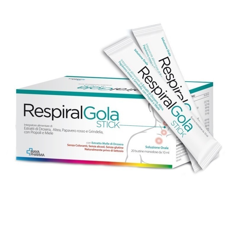 Maya Pharma Respiral Gola 20 Bustine 10 Ml