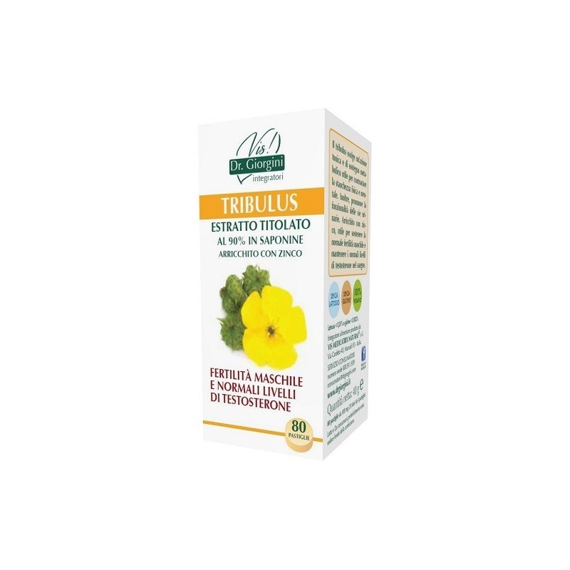 Dr. Giorgini Ser-vis Tribulus Estratto Titolato 80 Pastiglie