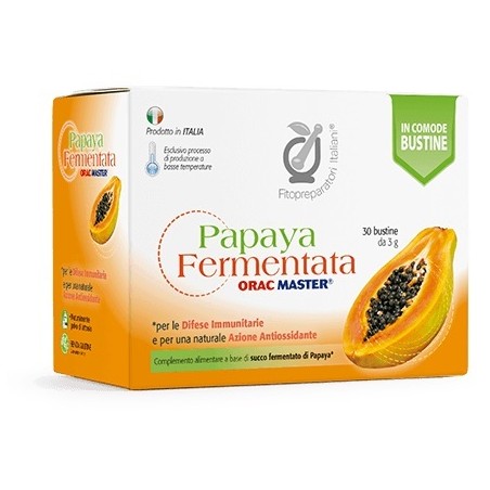 Selerbe Papaya Fermentata Orac Master 30 Bustine Immunostimolante e Antiossidante