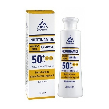 Polifarma Benessere Nicotinamide Ak-nmsc 50+spf Protezione Molto Alta 200 Ml