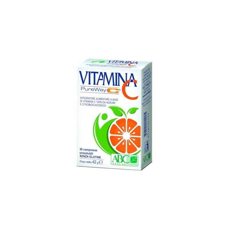 A. B. C. Trading Vitamina C Pureway-c 30 Compresse Orosolubili