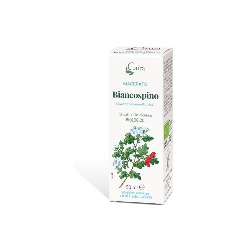 Caira Laboratorio Erboristico Caira Biancospino Macerato Idroalcolico Bio Gocce 50 Ml