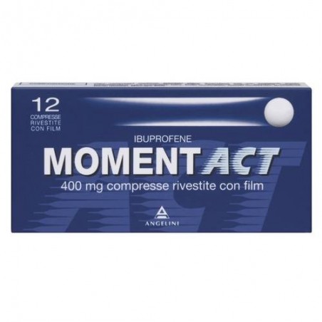 Momentact 400 mg Ibuprofene Farmaco Antidolorifico 12 Compresse Rivestite