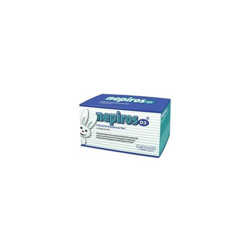 Farmagens Health Care Nepiros D3 10 Flanconcini Da 10 Ml