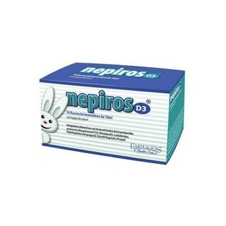 Farmagens Health Care Nepiros D3 10 Flanconcini Da 10 Ml