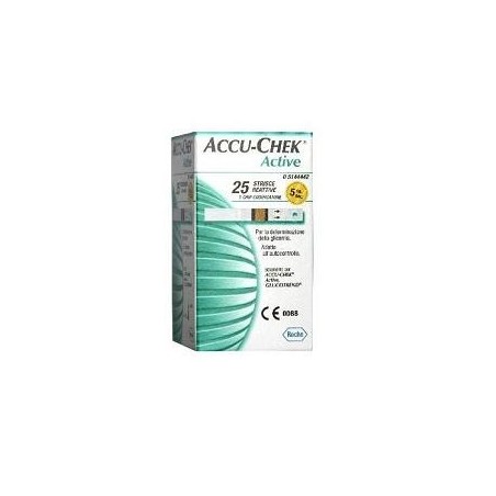 Roche Diabetes Care Italy Strisce Misurazione Glicemia Accu-chek Active Strips 25 Pezzi Inf Retail