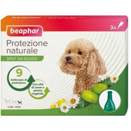 Beaphar B. V. Protezione Nat Spot On Cane Tp 3 Pipette Da 1 Ml