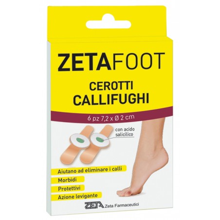 Zeta Farmaceutici Zetafoot Cerotto Callifugo Dischetto Centrale 6 Pezzi