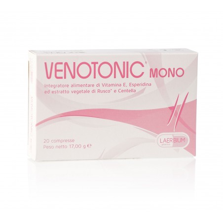 Laerbium Pharma Venotonic Mono 20 Compresse 850 Mg