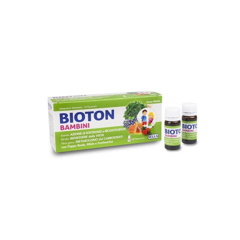 Sella Bioton Bambini Nuovo 14 Flaconcini