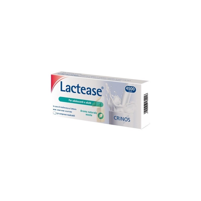 Eg Lactease 4500 Fcc Aroma Menta 30 Compresse Masticabili