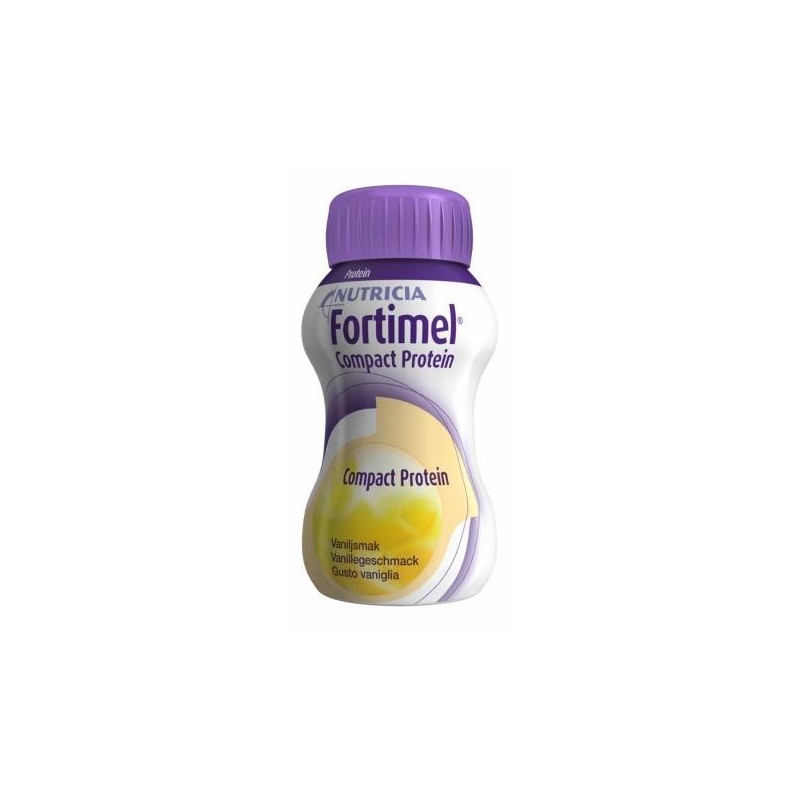 Danone Nutricia Soc. Ben. Fortimel Compact Protein Vaniglia 4 Bottiglie Da 125 Ml