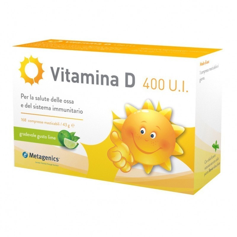 Metagenics Belgium Bvba Vitamina D 400 Ui 168 Compresse