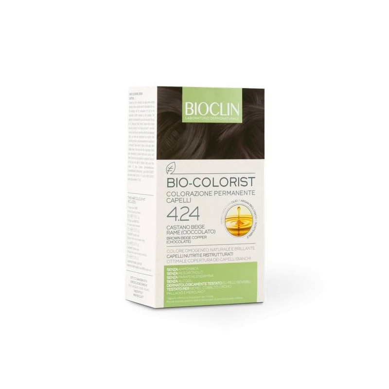 Ist. Ganassini Bioclin Bio Colorist 4,24 Castano Beige Rame Cioccolato