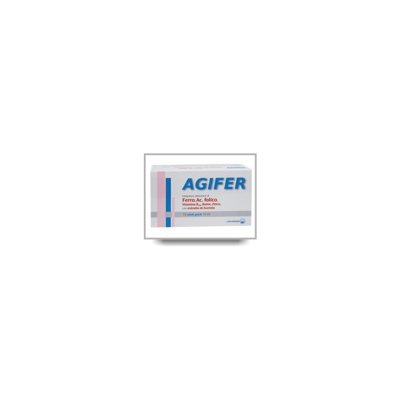 Agips Farmaceutici Agifer 12 Stick 15 Ml