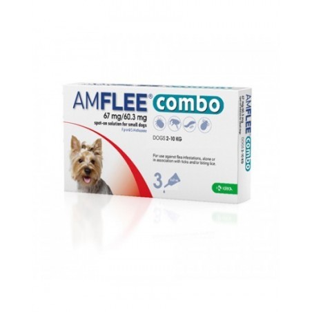 Krka Farmaceutici Milano Amflee Combo 67 Mg/60,3 Mg Soluzione Spot-on Per Cani Di Taglia Piccola