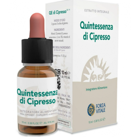 Forza Vitale Italia Ecosol Quintessenza Di Cipresso Gocce 10 Ml