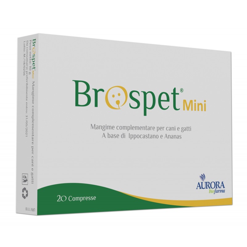 Aurora Licensing Brospet Mini 20 Compresse