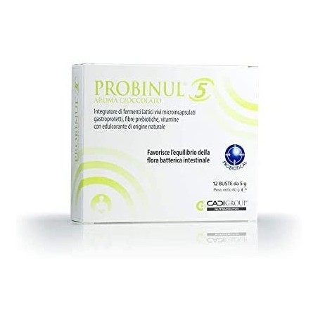 Ca. Di. Group Probinul 5 12 Bustine 5 G Aroma Cioccolato