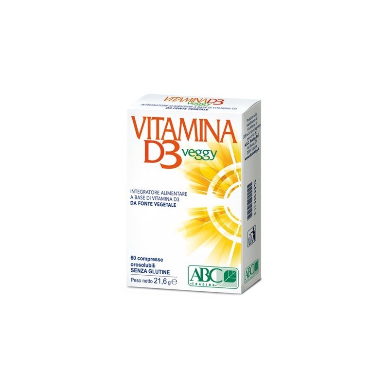 A. B. C. Trading Vitamina D3 Veggy 60 Compresse Orosolubili