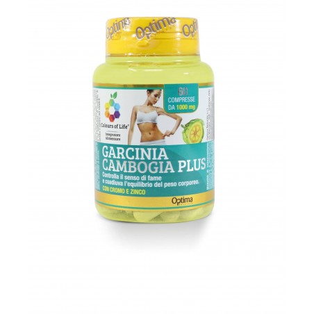 Optima Naturals Colours Of Life Garcinia Cambogia Plus 60 Compresse 1000 Mg