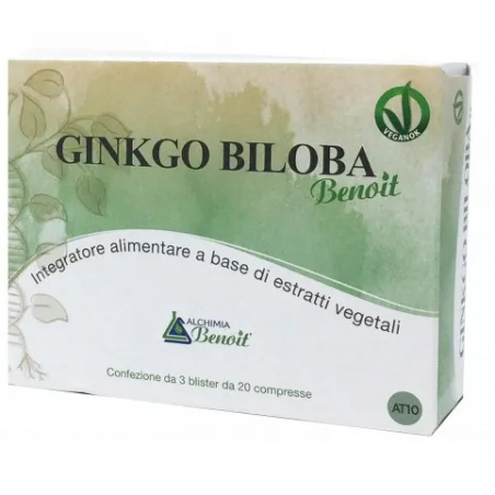 Alchimia Benoit Ginko Biloba Benoit 60 Compresse Da 500 Mg