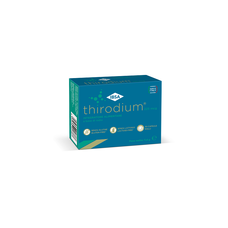 Ibsa Farmaceutici Italia Thirodium 225mcg 30 Capsule Molli