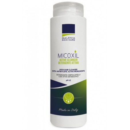 Galenia Biotecnologie Micoxil Active Cleanser Detergente Per Corpo E Capelli Ph 4,5 250 Ml