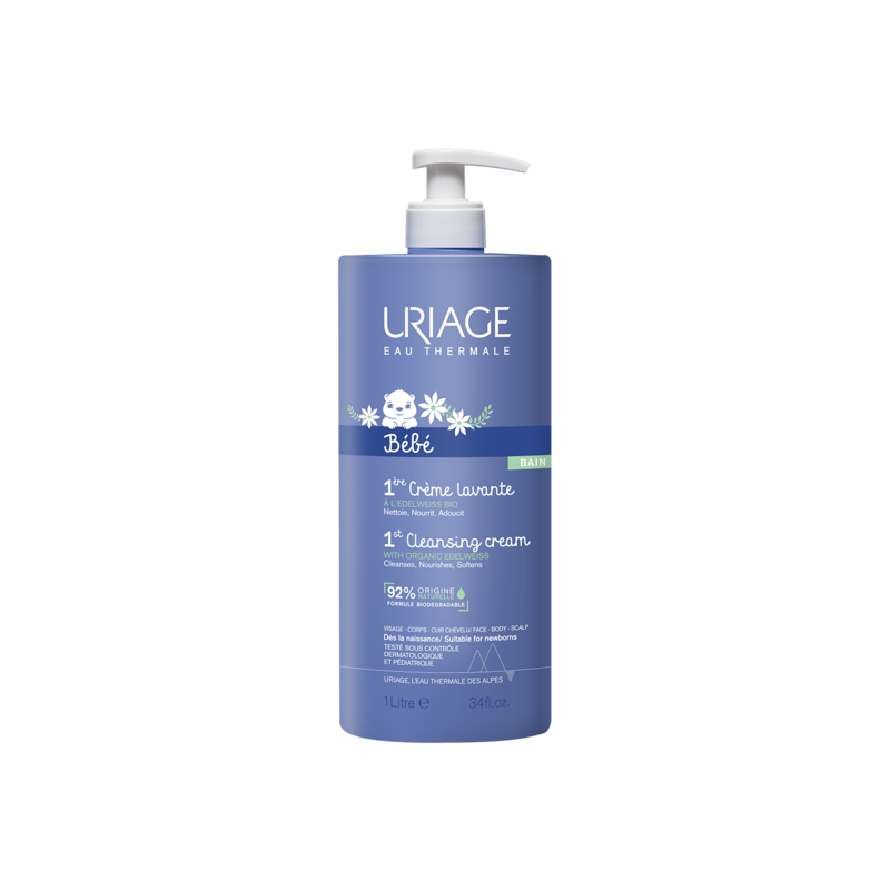 Uriage Laboratoires Dermatolog Eau Thermale Bebe Creme Lavante 500 Ml