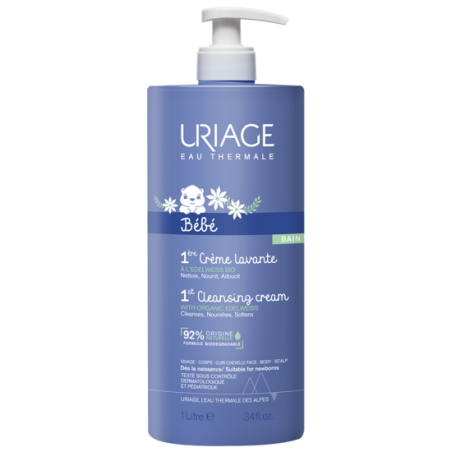 Uriage Laboratoires Dermatolog Eau Thermale Bebe Creme Lavante 500 Ml