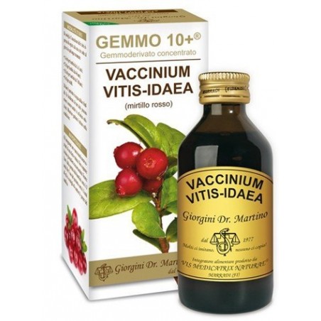 Dr. Giorgini Ser-vis Gemmo 10+ Mirtillo Rosso Liquido Analcolico 100 Ml