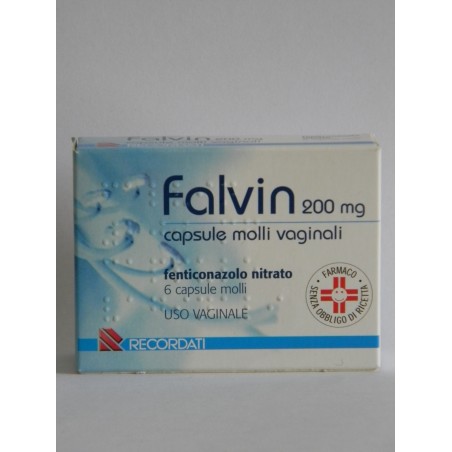 Recordati Falvin 2% Crema Vaginale Falvin 200 Mg Capsule Molli Vaginali Falvin 600 Mg Capsule Molli Vaginali Falvin 0,2% Soluzio