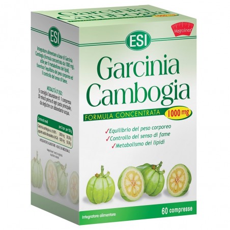 Esi Garcinia Cambogia 1000 Mg 60 Compresse