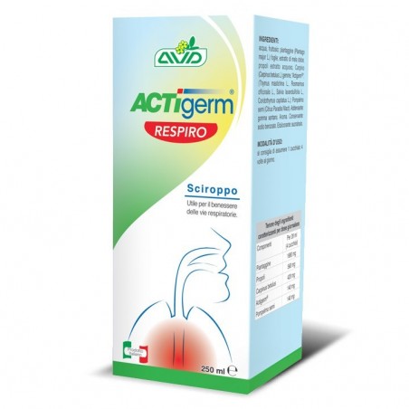 A. V. D. Reform Actigerm Respiro Sciroppo 250 Ml