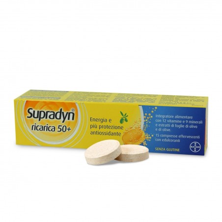 Bayer Supradyn Ricarica 50+ 15 Compresse Effervescenti